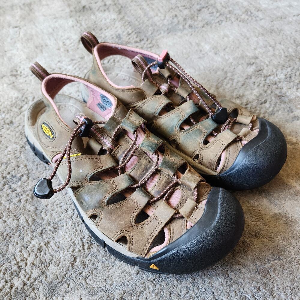 KEEN Laguna Women's Size 9.5 Sandals Brown Pink Waterproof Shoes